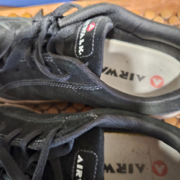 Airwalk Safety Composite Toe Black Sneakers With Beige Sole Size 11.5 - Picture 6 of 6